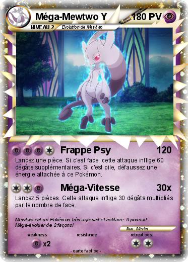 Pokemon Méga-Mewtwo Y