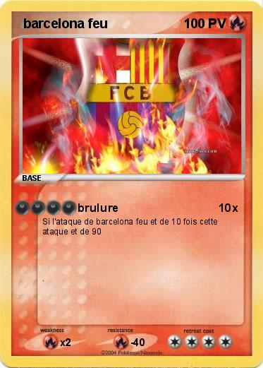 Pokemon  barcelona feu
