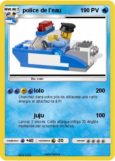 Pokemon police de l'eau