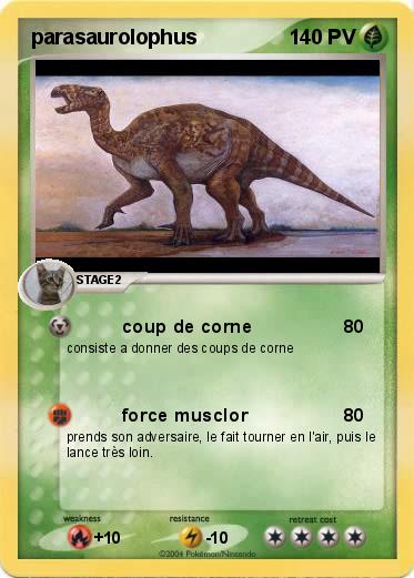Pokemon parasaurolophus