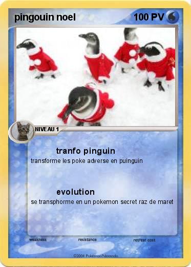 Pokemon pingouin noel