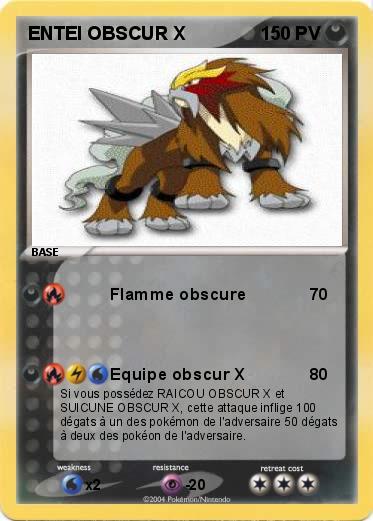 Pokemon ENTEI OBSCUR X