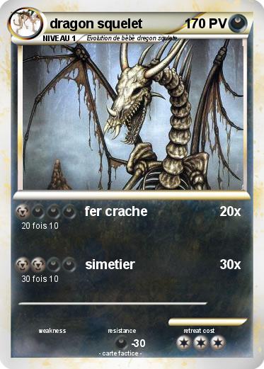 Pokemon dragon squelet