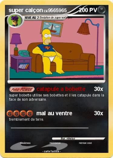 Pokemon super calçon