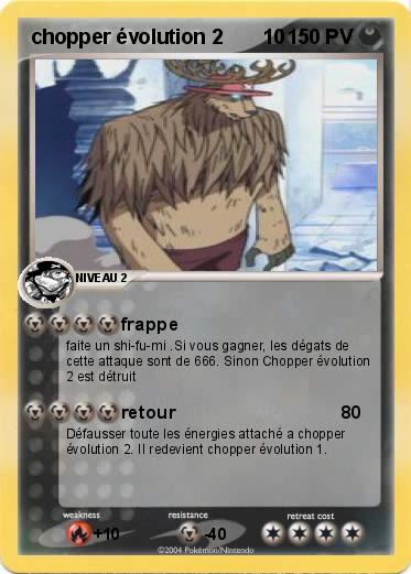 Pokemon chopper évolution 2       10