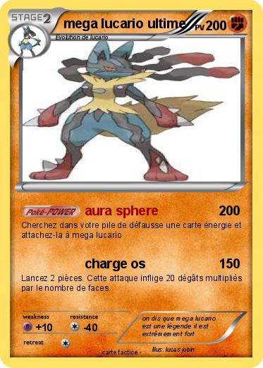 Pokemon mega lucario ultime