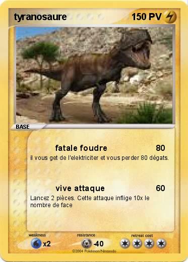 Pokemon tyranosaure