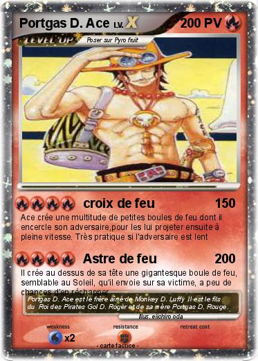 Pokemon Portgas D. Ace