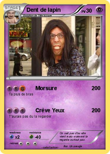 Pokemon Dent de lapin