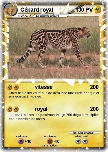 Pokemon Gépard royal