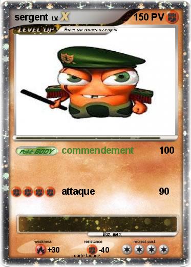 Pokemon sergent