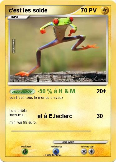 Pokemon c'est les solde