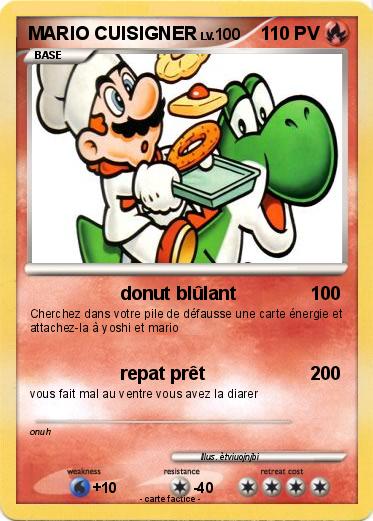 Pokemon MARIO CUISIGNER