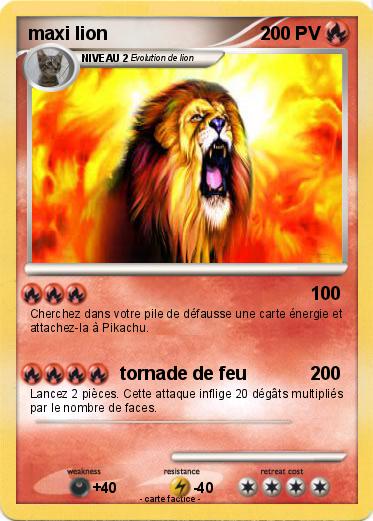 Pokemon maxi lion