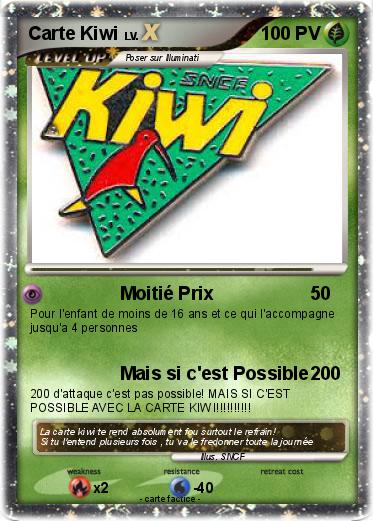 Pokemon Carte Kiwi
