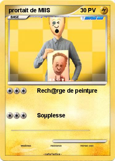 Pokemon prortait de MIIS