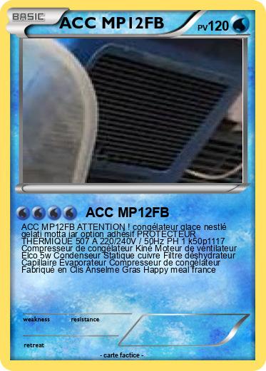 Pokemon ACC MP12FB Pokemon ACC MP12FB