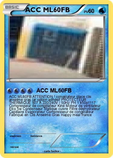 Pokemon ACC ML60FB
