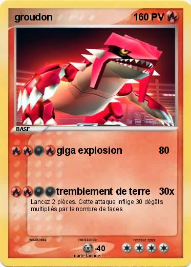 Pokemon groudon