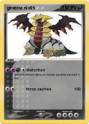 Pokemon giratina niv95