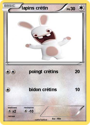 Pokemon lapins crétin