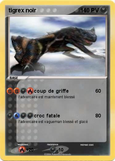 Pokemon tigrex noir