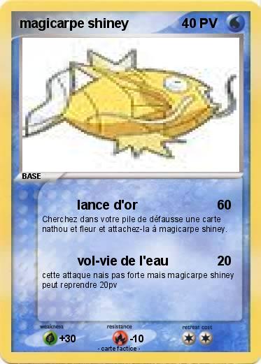 Pokemon magicarpe shiney