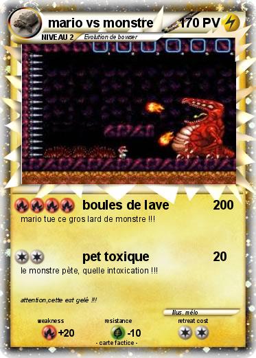 Pokemon mario vs monstre
