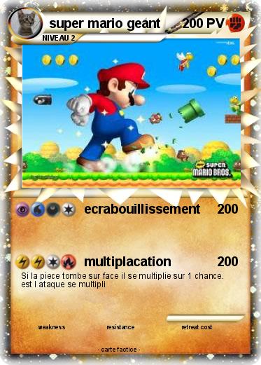 Pokemon super mario geant