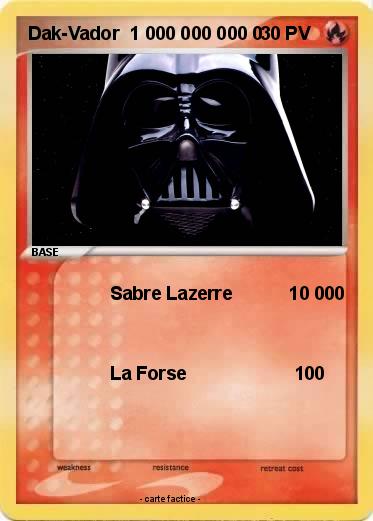 Pokemon Dak-Vador  1 000 000 000 0