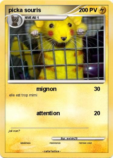 Pokemon picka souris