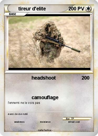 Pokemon tireur d'elite