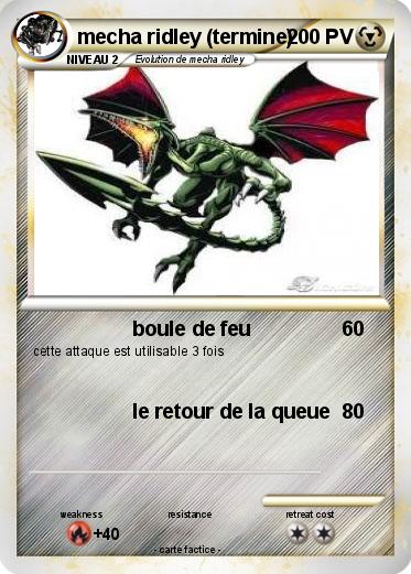 Pokemon mecha ridley (termine)