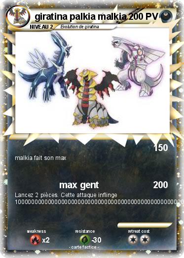 Pokemon giratina palkia malkia