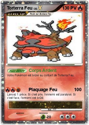 Pokemon Torterra Feu