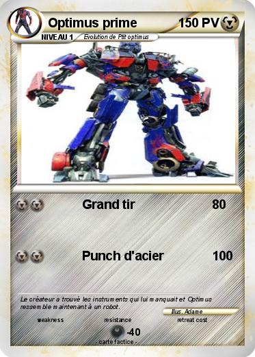 Pokemon Optimus prime