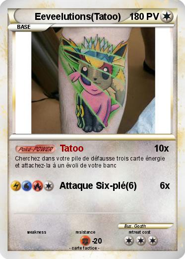 Pokemon Eeveelutions(Tatoo)