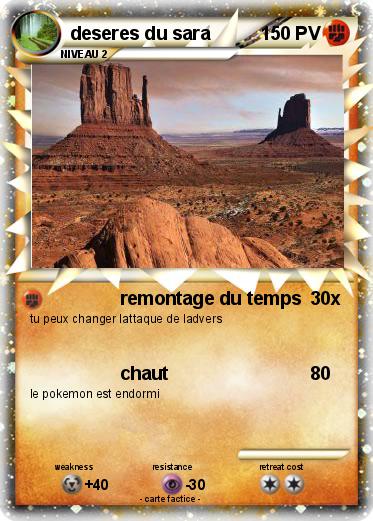 Pokemon deseres du sara
