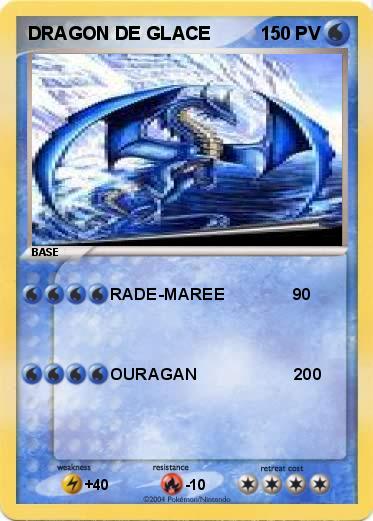 Pokemon DRAGON DE GLACE