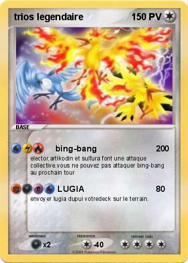 Pokemon trios legendaire