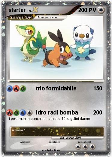 Pokemon starter