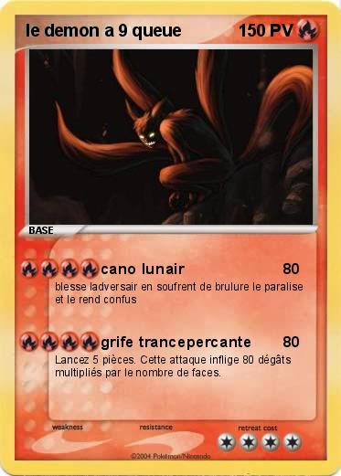Pokemon le demon a 9 queue