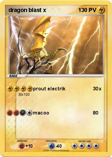 Pokemon dragon blast x