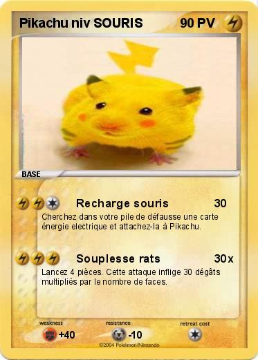 Pokemon Pikachu niv SOURIS