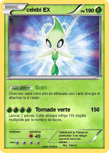 Pokemon celebi EX
