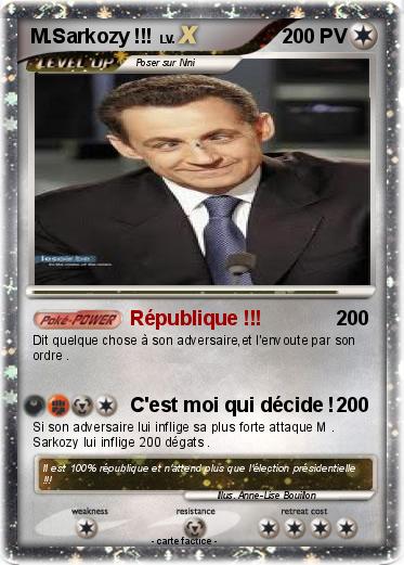 Pokemon M.Sarkozy !!!
