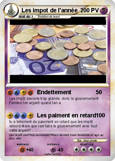 Pokemon Les impot de l'année