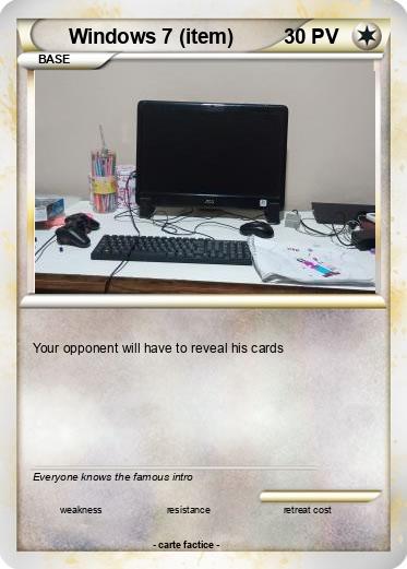 Pokemon Windows 7 (item)