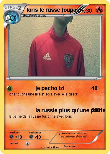 Pokemon loris le russe (oupas)