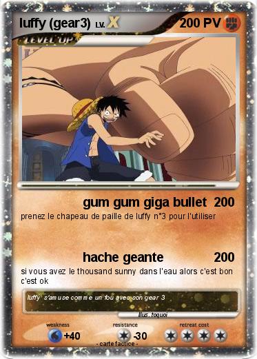 Pokemon luffy (gear3)